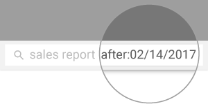 عوامل تشغيل البحث